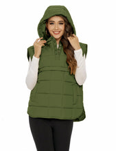 Load image into Gallery viewer, Flygo Women Quilted Pullover Puffer Vest Jacket Oversized Lightweight Sleeveless Down Vests Outerwear