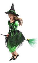 Load image into Gallery viewer, Narecte Halloween Costumes for Girls Halloween Costumes,Witch Costume for Girls Witch Costume,Kids Witch Costume