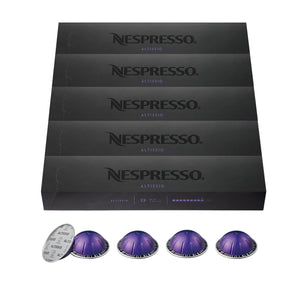 Nespresso Capsules Vertuo, Espresso, Bold Variety Pack, Medium and Dark Roast Espresso Coffee, 40-Count Coffee Pods, Brews 1.35oz