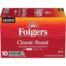 Load image into Gallery viewer, Folgers Classic Roast Medium Roast Coffee, 72 Keurig K-Cup Pods