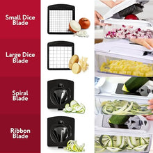 Load image into Gallery viewer, Fullstar Vegetable Chopper - Food Chopper - Onion Chopper - Vegetable Slicer &amp; Spiralizer - Veggie Chopper with Container - Kitchen Gadgets - Home Essentials - Kitchen Accessories