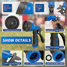 Load image into Gallery viewer, AUTOMAN-Garden-Hose-Nozzle,ABS Water Spray Nozzle with Heavy Duty 7 Adjustable Watering Patterns,Slip Resistant for Plants,Lawn,Washing Cars,Cleaning,Showering Pets &amp; Outdoor Fun.