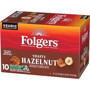 Folgers Classic Roast Medium Roast Coffee, 72 Keurig K-Cup Pods