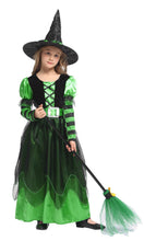 Load image into Gallery viewer, Narecte Halloween Costumes for Girls Halloween Costumes,Witch Costume for Girls Witch Costume,Kids Witch Costume