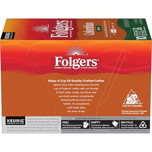 Folgers Classic Roast Medium Roast Coffee, 72 Keurig K-Cup Pods