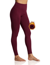 Load image into Gallery viewer, ZUTY Fleece Lined Leggings Women Winter Thermal Insulated Leggings with Pockets High Waisted Workout Yoga Pants Plus Size