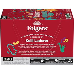 Folgers Classic Roast Medium Roast Coffee, 72 Keurig K-Cup Pods