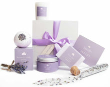 Load image into Gallery viewer, Orchid &amp; Jasmine Spa Gift Set for Women – Luxurious Spa Gift Baskets for Her