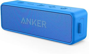 Anker Soundcore 2 Portable Bluetooth Speaker with 12W Stereo Sound, Bluetooth 5, Bassup, IPX7 Waterproof, 24-Hour Playtime, Wireless Stereo Pairing, Speaker for Home, Outdoors, Travel