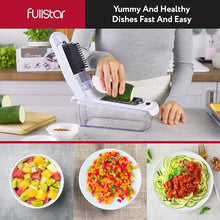 Load image into Gallery viewer, Fullstar Vegetable Chopper - Food Chopper - Onion Chopper - Vegetable Slicer &amp; Spiralizer - Veggie Chopper with Container - Kitchen Gadgets - Home Essentials - Kitchen Accessories