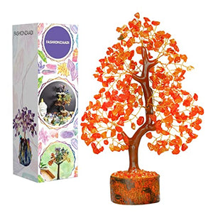 Seven Chakra Tree of Life - Crystal Tree - Artificial Bonsai Tree, Spiritual Decor, Crystals and Gemstones, Crystal Tree for Positive Energy - Feng Shui Tree, Reiki Gifts