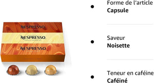 Nespresso Capsules Vertuo, Barista Flavored Pack, Medium Roast Coffee, 30 Count Coffee Pods, Brews 7.8oz