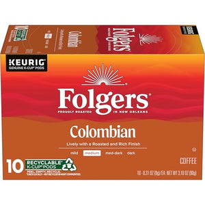 Folgers Classic Roast Medium Roast Coffee, 72 Keurig K-Cup Pods