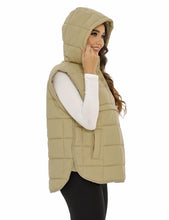 Load image into Gallery viewer, Flygo Women Quilted Pullover Puffer Vest Jacket Oversized Lightweight Sleeveless Down Vests Outerwear