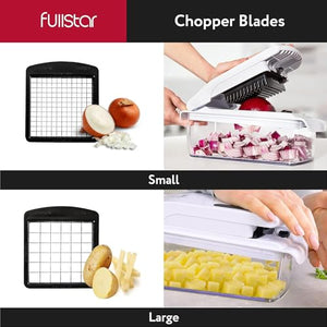 Fullstar Vegetable Chopper - Food Chopper - Onion Chopper - Vegetable Slicer & Spiralizer - Veggie Chopper with Container - Kitchen Gadgets - Home Essentials - Kitchen Accessories