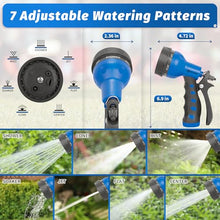 Load image into Gallery viewer, AUTOMAN-Garden-Hose-Nozzle,ABS Water Spray Nozzle with Heavy Duty 7 Adjustable Watering Patterns,Slip Resistant for Plants,Lawn,Washing Cars,Cleaning,Showering Pets &amp; Outdoor Fun.