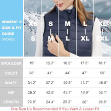 Load image into Gallery viewer, Loowoko Heated Vest for Women with Battery Pack Included, Rechargeable Heated Jacket Coat Electric Heating Vests for Winter