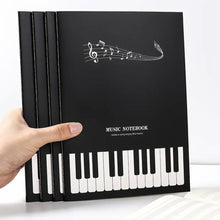 Load image into Gallery viewer, Staff Notebook With 24 Sheets Of Music Scores And Songbooks, Music Practice Book, And Instrument Accessories