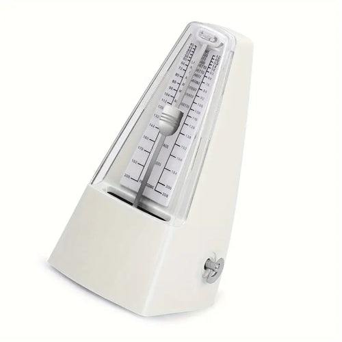 Mechanical Metronome White Musical Instruments Plastic Metronome High-Precision Beat Tempo