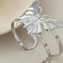 Load image into Gallery viewer, Chic Double-Layer Butterfly Cuff Bracelet - Elegant &amp; Sexy Iron Design For Casual Attire Or Parties