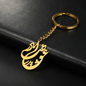 Unique Rune Design Hollow Stainless Steel Keychain for Men - Durable, Anti-Rust, and Stylish Accessory