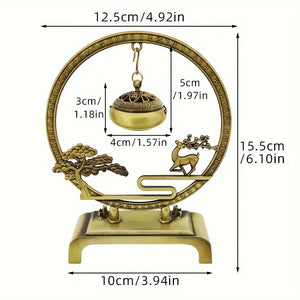 Metal Incense Holder, Wishful Hanging Incense Holder, Home Indoor Use Display Accessory