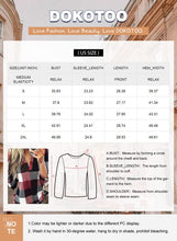 Load image into Gallery viewer, Womens Basic Casual V Neck Plaid Print Cotton Cuffed Long Sleeve Work Tops Blouses Shirts S-3XL