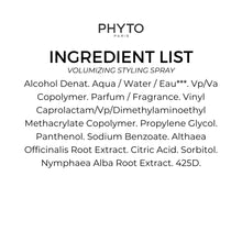 Load image into Gallery viewer, PHYTO VOLUME Volumizing Blow Dry Spray, Instant Volume, No Stiffness, Heat Protection, For Fine Hair, Thin Hair, Silicone Free, 5.07 fl. oz