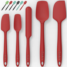 Load image into Gallery viewer, Silicone Spatula Set of 5,High Temperature Resistant, Food Grade Silicone, Dishwasher Safe, for Baking cooking (Colorful)