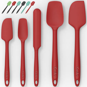 Silicone Spatula Set of 5,High Temperature Resistant, Food Grade Silicone, Dishwasher Safe, for Baking cooking (Colorful)