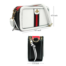 Load image into Gallery viewer, Beatfull Designer Bee Crossbody Purse for Women PU Leather Shoulder Handbag Camera Clucth