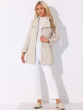 Load image into Gallery viewer, Women&#39;s Classic Stand Collar Long Sleeve Winter Belted Long Coat