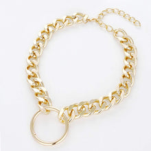 Load image into Gallery viewer, Punk Chain Chunky Necklaces for women Multilayer Collar Necklace Gold in 9 Different Styles