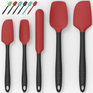 Silicone Spatula Set of 5,High Temperature Resistant, Food Grade Silicone, Dishwasher Safe, for Baking cooking (Colorful)