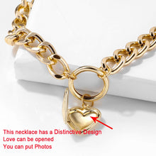 Load image into Gallery viewer, Punk Chain Chunky Necklaces for women Multilayer Collar Necklace Gold in 9 Different Styles