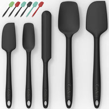 Load image into Gallery viewer, Silicone Spatula Set of 5,High Temperature Resistant, Food Grade Silicone, Dishwasher Safe, for Baking cooking (Colorful)