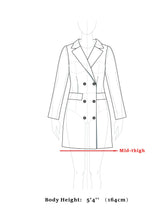 Load image into Gallery viewer, Women&#39;s Classic Stand Collar Long Sleeve Winter Belted Long Coat