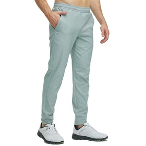 M MAELREG Mens Casual Pants with Zipper Pockets Water-Repellent Micro Fleece Lightweight Activewear Golf Pants for Men