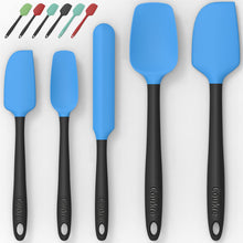 Load image into Gallery viewer, Silicone Spatula Set of 5,High Temperature Resistant, Food Grade Silicone, Dishwasher Safe, for Baking cooking (Colorful)