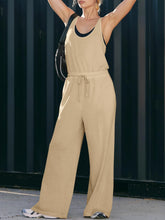 Load image into Gallery viewer, Women&#39;s Casual Wide Leg Jumpsuits Summer Sleeveless Loose Fit Jumper in 4 Colors