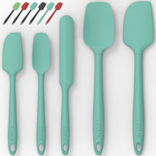 Load image into Gallery viewer, Silicone Spatula Set of 5,High Temperature Resistant, Food Grade Silicone, Dishwasher Safe, for Baking cooking (Colorful)