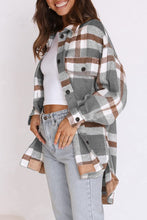 Load image into Gallery viewer, AUTOMET Womens Fall Outfits Fashion Clothes Shackets Flannel Plaid Button Down Long Sleeve Shirts Jackets 2024