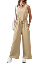 Load image into Gallery viewer, Women&#39;s Casual Wide Leg Jumpsuits Summer Sleeveless Loose Fit Jumper in 4 Colors