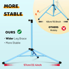 Load image into Gallery viewer, CAHAYA 2 in 1 Dual Use Extra Stable Reinforced Folding Sheet Music Stand &amp; Desktop Book Stand Lightweight Portable Adjustable with Carrying Bag, Metal Music Stand with Music Sheet Clip Holder CY0204