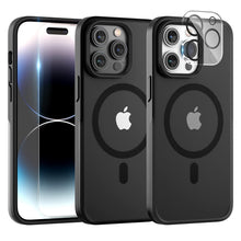 Load image into Gallery viewer, TAURI 5 in 1 for iPhone 16 Pro Max Case, Compatible with MagSafe [Not-Yellowing] with 2X Screen Protector + 2X Camera Lens Protector, Military-Grade Protection, Magnetic Case for 16 ProMax 6.9&quot;, Clear