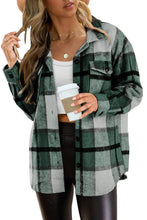 Load image into Gallery viewer, AUTOMET Womens Fall Outfits Fashion Clothes Shackets Flannel Plaid Button Down Long Sleeve Shirts Jackets 2024