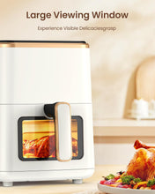 Load image into Gallery viewer, VEWIOR Air Fryer, 5.3Qt Airfryer with Viewing Window, 7 Custom Presets Large Air Fryer Oven with Smart Digital Touchscreen,Non-stick and Dishwasher-Safe Basket