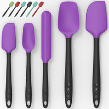 Load image into Gallery viewer, Silicone Spatula Set of 5,High Temperature Resistant, Food Grade Silicone, Dishwasher Safe, for Baking cooking (Colorful)