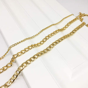 Punk Chain Chunky Necklaces for women Multilayer Collar Necklace Gold in 9 Different Styles