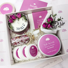 Load image into Gallery viewer, Orchid &amp; Jasmine Spa Gift Set for Women – Luxurious Spa Gift Baskets for Her